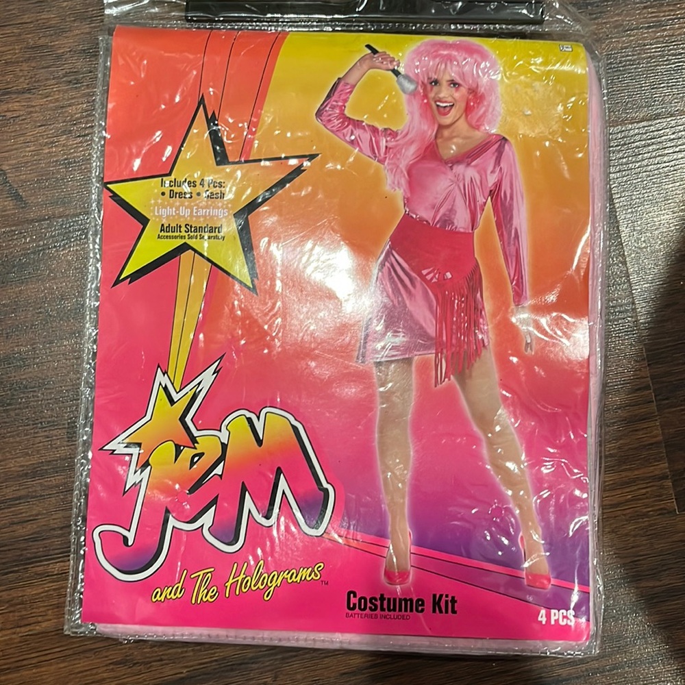 Jem and the Holograms | Women’s costume fits up to US size 8 | Dress + Sash